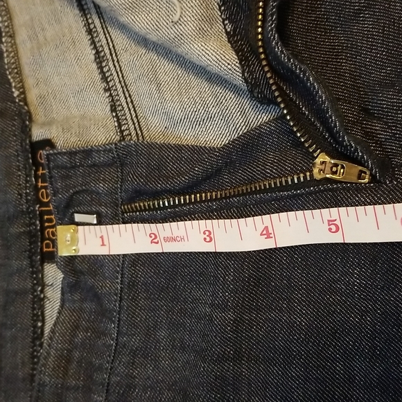 Paulette Womens Blue Jean Shorts - Picture 10 of 11